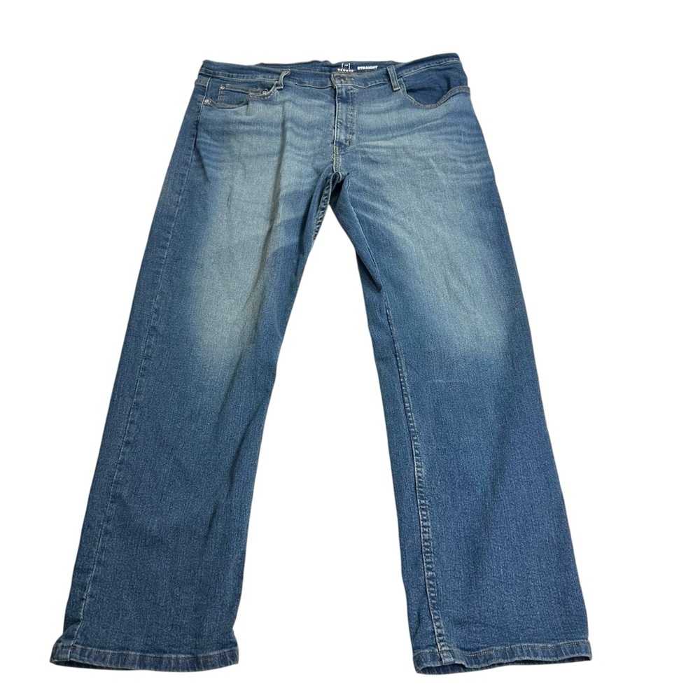Pitford Menswear George Medium Wash Blue Jeans Size 40x30 Straight Stretch NWT